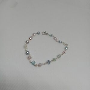 Hand Crafted Multicolor Pearl Bracelet
